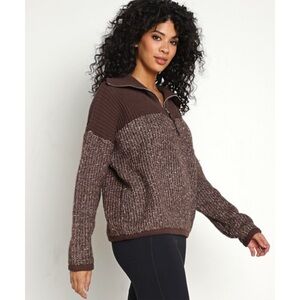 Varley / Willard Half Zip Coffee Bean